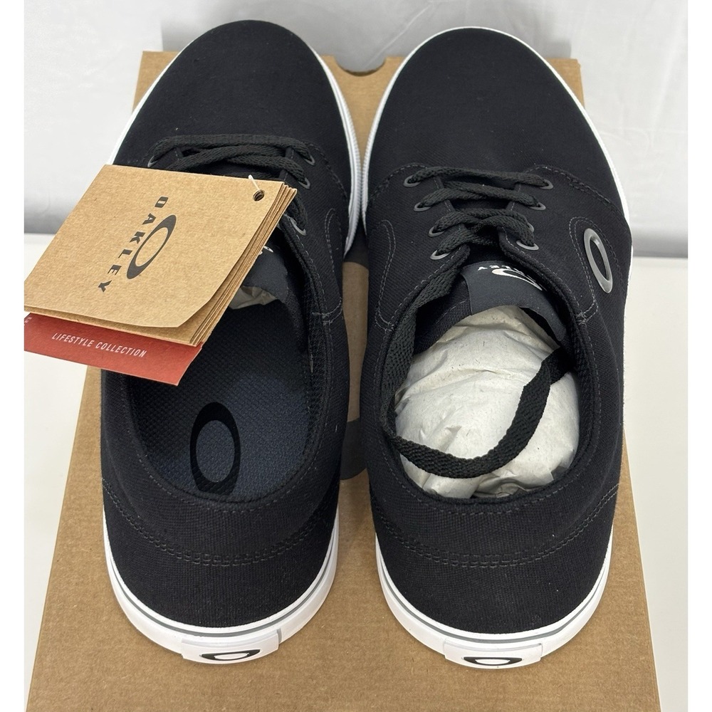 Oakley‎ Split Shoe Jet Black FOF100278 Size 10 Men's US New In Box Boat Sneaker - Picture 5 of 10